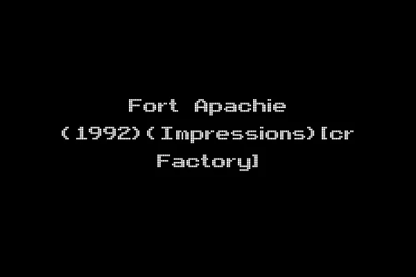 Fort Apachie (1992)(Impressions)[cr Factory]