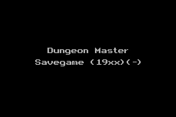 Dungeon Master Savegame (19xx)(-)