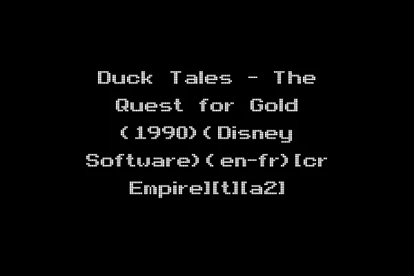 Duck Tales - The Quest for Gold (1990)(Disney Software)(en-fr)[cr Empire][t][a2]