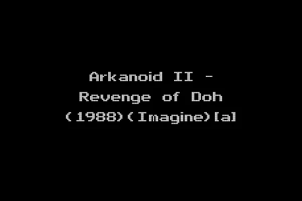 Arkanoid II - Revenge of Doh (1988)(Imagine)[a]