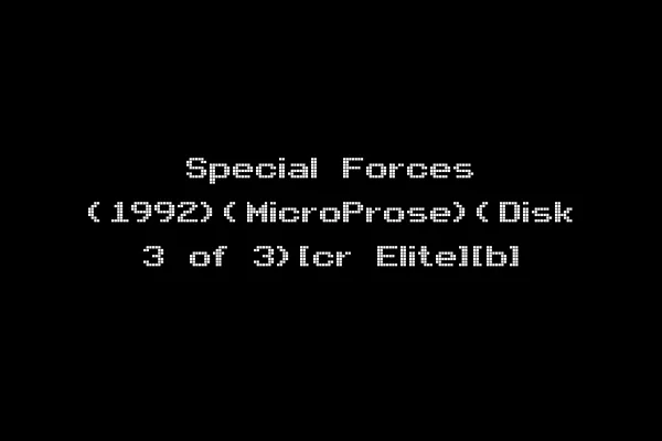 Special Forces (1992)(MicroProse)(Disk 3 of 3)[cr Elite][b]