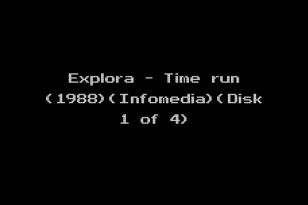 Explora - Time run (1988)(Infomedia)(Disk 1 of 4)