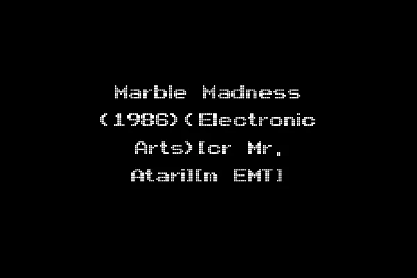 Marble Madness (1986)(Electronic Arts)[cr Mr. Atari][m EMT]
