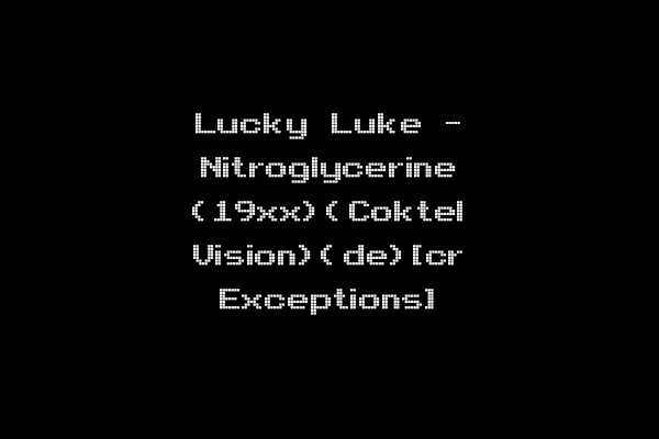 Lucky Luke - Nitroglycerine (19xx)(Coktel Vision)(de)[cr Exceptions]