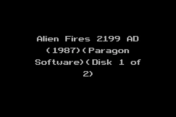 Alien Fires 2199 AD (1987)(Paragon Software)(Disk 1 of 2)
