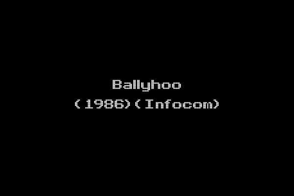 Ballyhoo (1986)(Infocom)