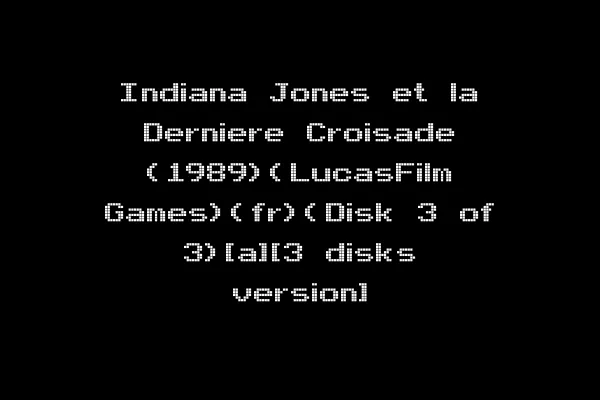 Indiana Jones et la Derniere Croisade (1989)(LucasFilm Games)(fr)(Disk 3 of 3)[a][3 disks version]