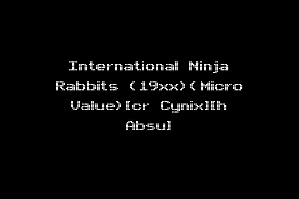 International Ninja Rabbits (19xx)(Micro Value)[cr Cynix][h Absu]