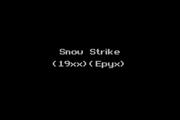 Snow Strike (19xx)(Epyx)