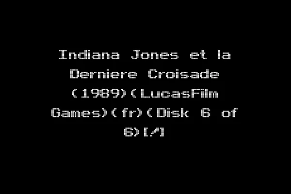 Indiana Jones et la Derniere Croisade (1989)(LucasFilm Games)(fr)(Disk 6 of 6)[!]