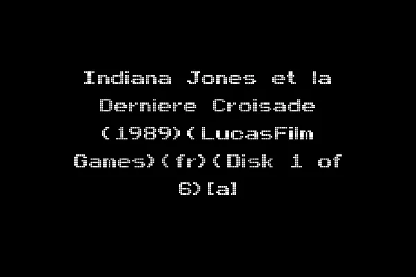 Indiana Jones et la Derniere Croisade (1989)(LucasFilm Games)(fr)(Disk 1 of 6)[a]