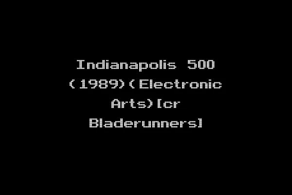 Indianapolis 500 (1989)(Electronic Arts)[cr Bladerunners]