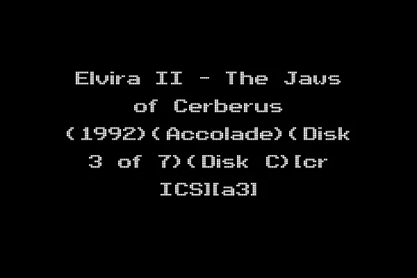 Elvira II - The Jaws of Cerberus (1992)(Accolade)(Disk 3 of 7)(Disk C)[cr ICS][a3]