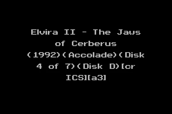 Elvira II - The Jaws of Cerberus (1992)(Accolade)(Disk 4 of 7)(Disk D)[cr ICS][a3]