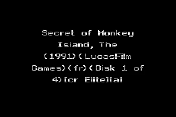Secret of Monkey Island, The (1991)(LucasFilm Games)(fr)(Disk 1 of 4)[cr Elite][a]