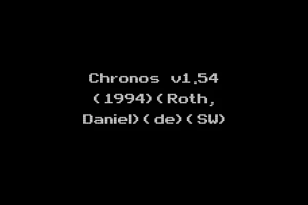 Chronos v1.54 (1994)(Roth, Daniel)(de)(SW)