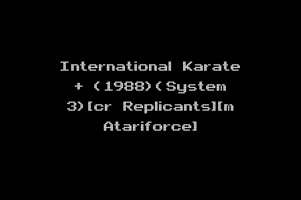 International Karate + (1988)(System 3)[cr Replicants][m Atariforce]