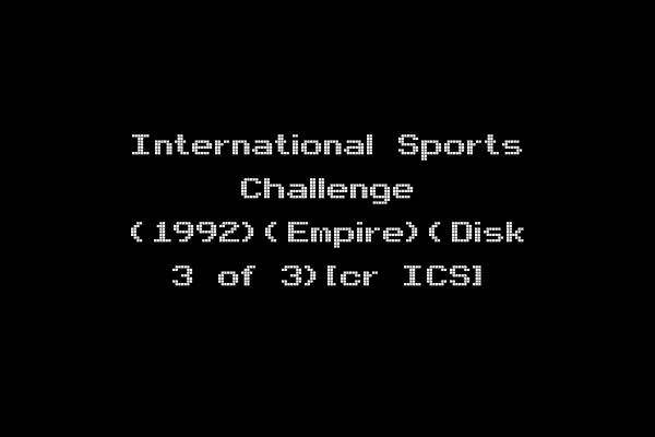 International Sports Challenge (1992)(Empire)(Disk 3 of 3)[cr ICS]