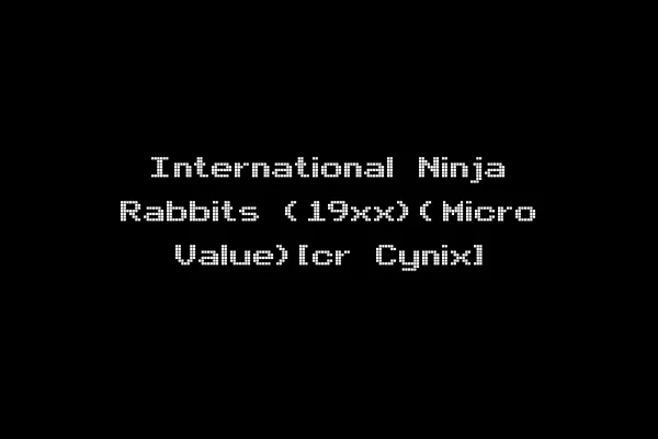 International Ninja Rabbits (19xx)(Micro Value)[cr Cynix]