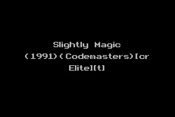 Slightly Magic (1991)(Codemasters)[cr Elite][t]