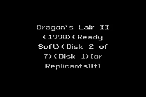 Dragon's Lair II (1990)(Ready Soft)(Disk 2 of 7)(Disk 1)[cr Replicants][t]