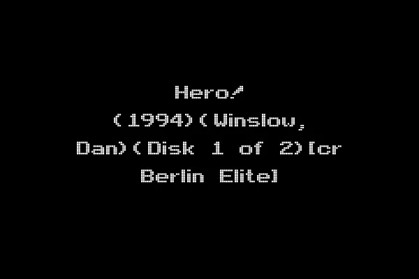 Hero! (1994)(Winslow, Dan)(Disk 1 of 2)[cr Berlin Elite]