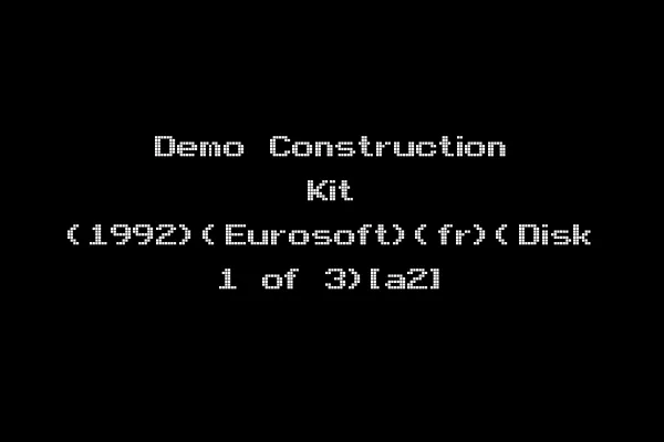 Demo Construction Kit (1992)(Eurosoft)(fr)(Disk 1 of 3)[a2]