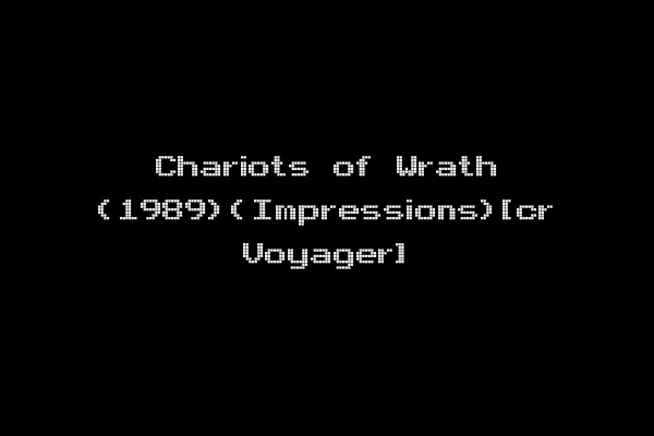 Chariots of Wrath (1989)(Impressions)[cr Voyager]