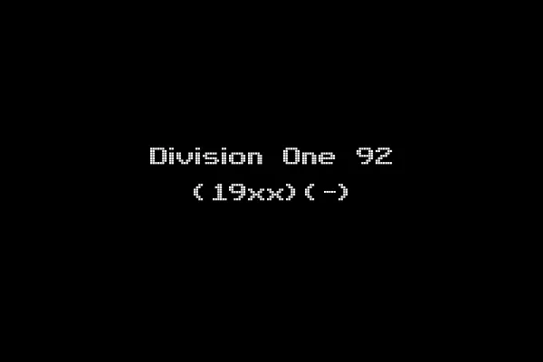 Division One 92 (19xx)(-)