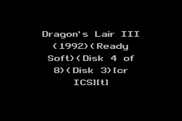 Dragon's Lair III (1992)(Ready Soft)(Disk 4 of 8)(Disk 3)[cr ICS][t]