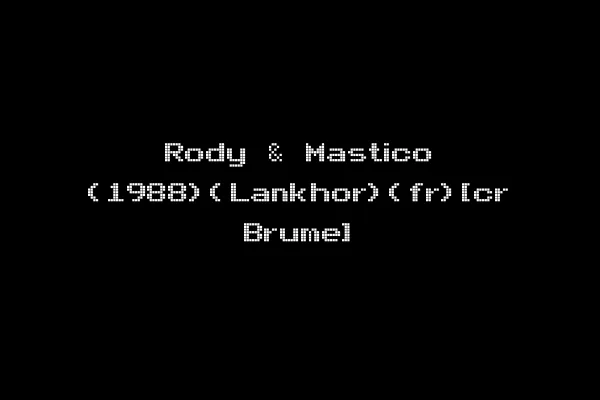 Rody & Mastico (1988)(Lankhor)(fr)[cr Brume]
