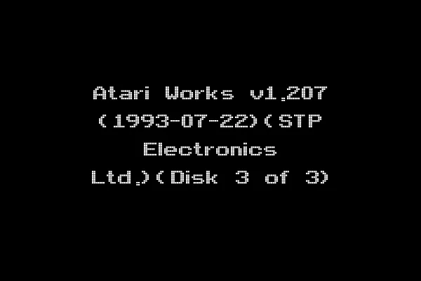 Atari Works v1.207 (1993-07-22)(STP Electronics Ltd.)(Disk 3 of 3)