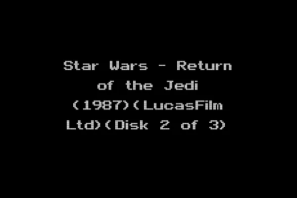 Star Wars - Return of the Jedi (1987)(LucasFilm Ltd)(Disk 2 of 3)