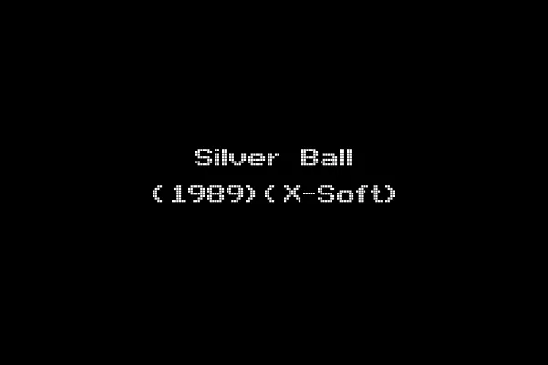 Silver Ball (1989)(X-Soft)