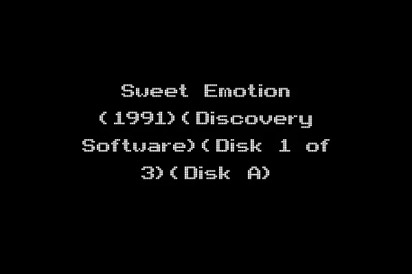 Sweet Emotion (1991)(Discovery Software)(Disk 1 of 3)(Disk A)