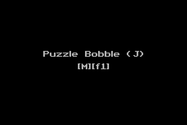 Puzzle Bobble (J) [M][f1]