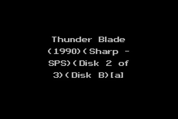 Thunder Blade (1990)(Sharp - SPS)(Disk 2 of 3)(Disk B)[a]