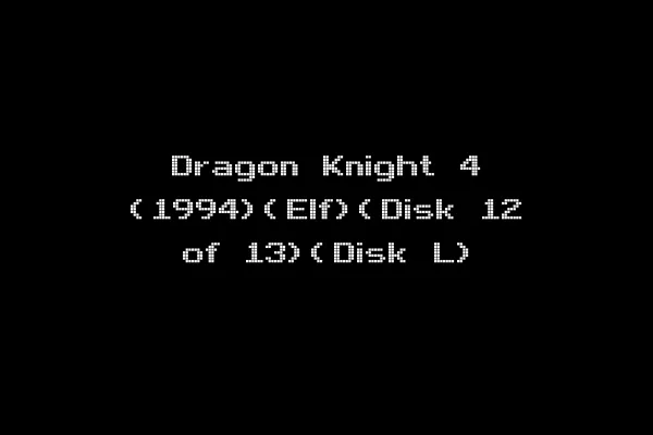 Dragon Knight 4 (1994)(Elf)(Disk 12 of 13)(Disk L)