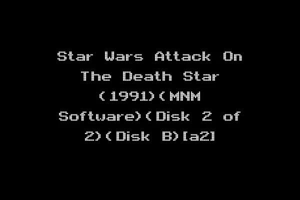 Star Wars Attack On The Death Star (1991)(MNM Software)(Disk 2 of 2)(Disk B)[a2]