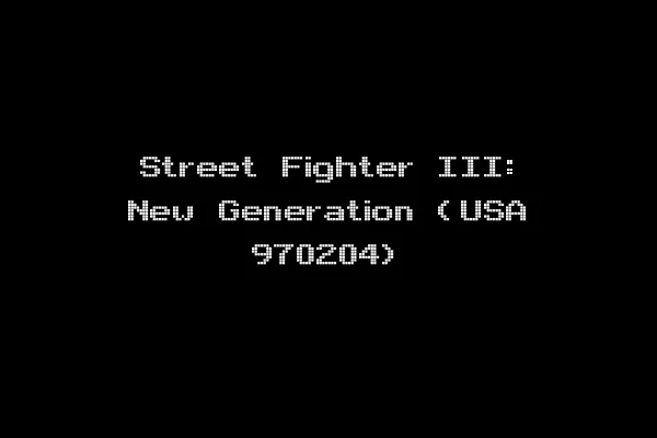Street Fighter III: New Generation (USA 970204)