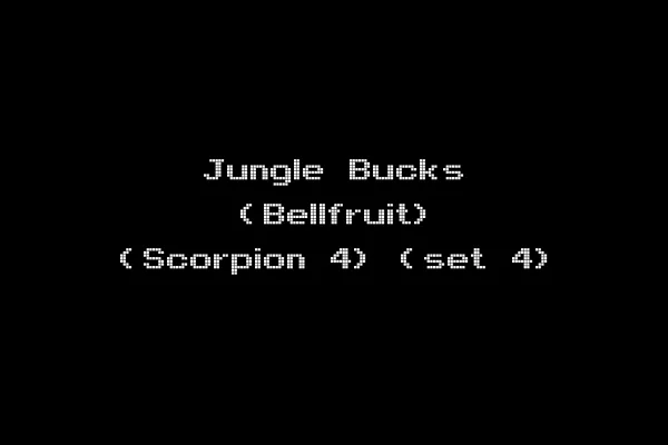 Jungle Bucks (Bellfruit) (Scorpion 4) (set 4)