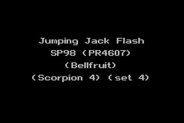 Jumping Jack Flash SP98 (PR4607) (Bellfruit) (Scorpion 4) (set 4)