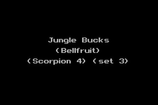 Jungle Bucks (Bellfruit) (Scorpion 4) (set 3)