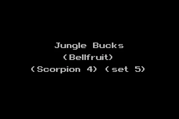Jungle Bucks (Bellfruit) (Scorpion 4) (set 5)
