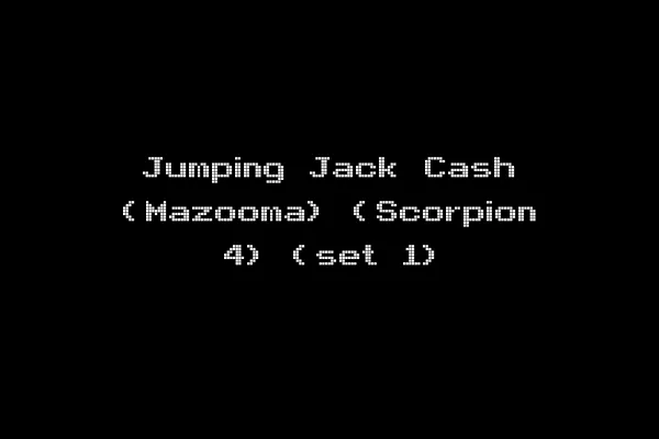 Jumping Jack Cash (Mazooma) (Scorpion 4) (set 1)