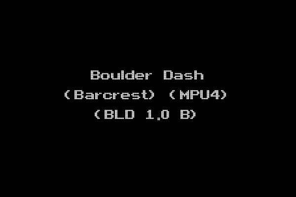 Boulder Dash (Barcrest) (MPU4) (BLD 1.0 B)