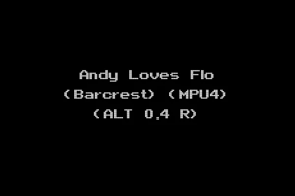 Andy Loves Flo (Barcrest) (MPU4) (ALT 0.4 R)