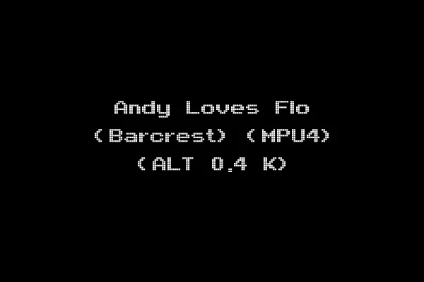 Andy Loves Flo (Barcrest) (MPU4) (ALT 0.4 K)