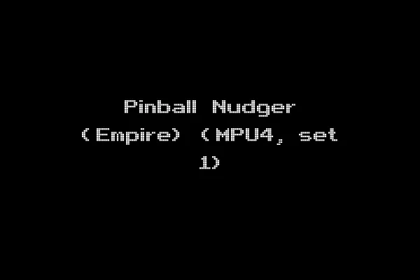Pinball Nudger (Empire) (MPU4, set 1)