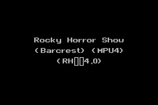 Rocky Horror Show (Barcrest) (MPU4) (RH__4.0)